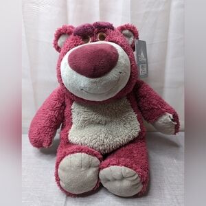 Lotso Huggin Bear Toy Story 3 Disney Parks  Strawberry Scented Medium Plush 14"